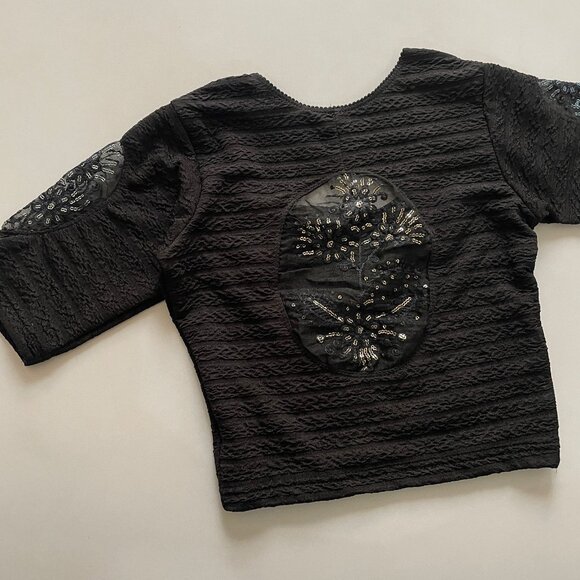 TELESTAR WITH ORGANZA Stretchable Blouse - Picture 6 of 9